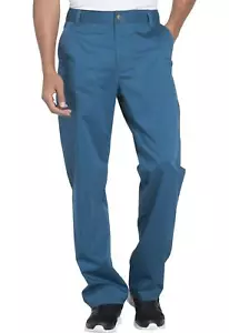 Dickies Essence Men Scrubs Pant Drawstring Zip Fly Pl, Size: 5XL, Caribbean Blue - Picture 1 of 7