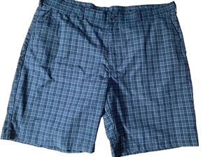 PGA TOUR PANTALONCINI uomo Activewear grigio a quadri taglia 42W - Foto 1 di 5