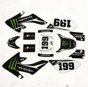 3M 199 MONSTER Decals Graphics Sticker Kit CRF50 Fairing PIT PRO Trail Dirt Bike - Bild 1 von 5