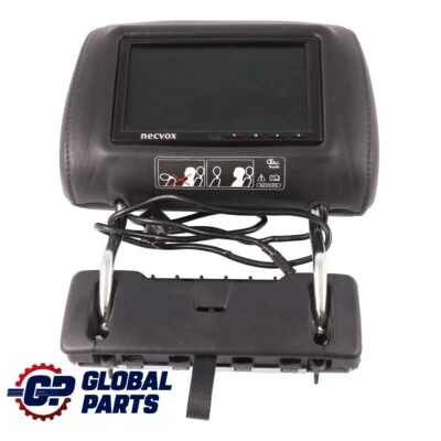 Reposacabezas Audi Q7 4L Reposacabezas Exterior Plegable Pantalla Cuero Negro - Imagen 1 de 4