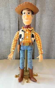 16" Disney Pixar Thinkway Talking Woody Doll Toy Story Stand or Wall Mount 62791 - Picture 1 of 23