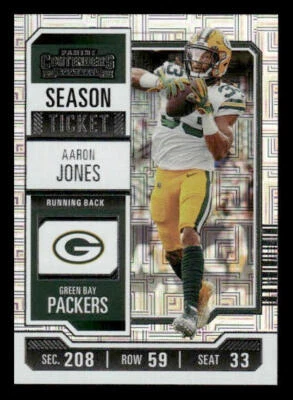 2023 Panini Contenders #36 Aaron Jones Green Bay Packers - Image 1 of 2