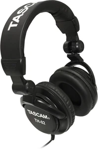 TASCAM TH-02 Professional Studio Monitor Headphones, Wired, over Ear — for Recor - Picture 1 of 12