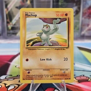 Machop 52/102 Base Set Ilimitado De Colección WOTC 1999 LP - Imagen 1 de 2