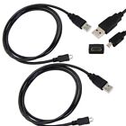 2x MICRO B USB CHARGER DATA CABLES Lead PS3/PS4 Playstation Tablet/Phone Device