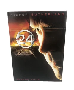 24 Season Four DVD Set Kiefer Sutherland Jack Bauer 7 Disc Set 1052 Minutes - Picture 1 of 11