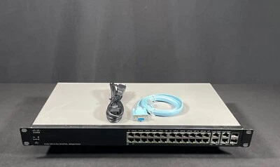 Cisco SF300-24PP-K9 24 Port PoE+ Managed Switch - Same Day Shipping - Image 1 of 4