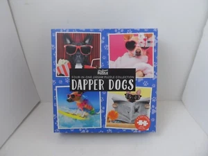Professor Puzzle 4-in-1 Puzzle Collection "Dapper Hunde" 4/250-teiliges Puzzle - NEU - Bild 1 von 3