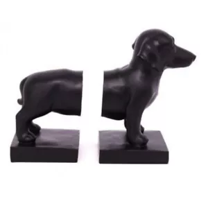 NOVEDAD SALCHICHA PERRO SALCHICHA NEGRO SUJETALIBROS SOPORTE LIBRO NUEVO - Imagen 1 de 1