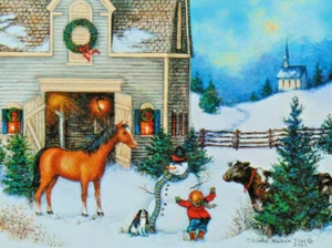 PUZZLE..JIGSAW..L.N. STOCKS...Best Snowman Ever..500pc..Sealed. - Picture 1 of 1