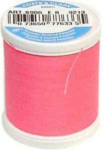 Coats & Clark ~ Dual Duty All Purpose Thread, 125 yd ~ (S900-9213 - Neon Pink) - Picture 1 of 1