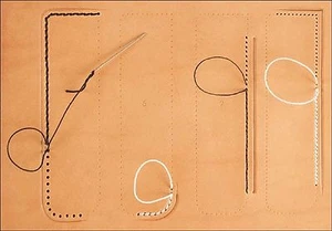 Craftaid Plastic Stitching Guide Template # 76633-00 by Tandy Leather - Picture 1 of 1