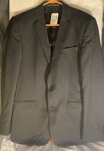 Versace Collection Zweiknopf Wolle Anzug Sakko SCHWARZ Herren Gr. IT 48 = US 38 NEU - Bild 1 von 18