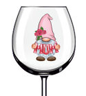 12x Easter Day Gnome Flower Colourful Wine Glass Van Vinyl Sticker Decal a4965