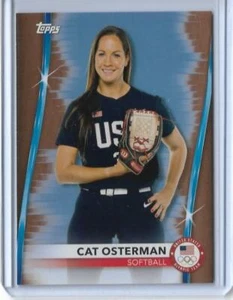 Tarjeta rara 2020 Topps Olympics Cat Osterman "bronce" #70 ~ softbol de Estados Unidos 2021 ~ cantidad - Imagen 1 de 2