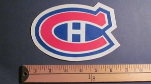 * 1 TOPPA STEMMA VINTAGE ANNI 60 LEGA NAZIONALE DI HOCKEY MONTREAL CANADIENS HABS NHL * - Foto 1 di 2
