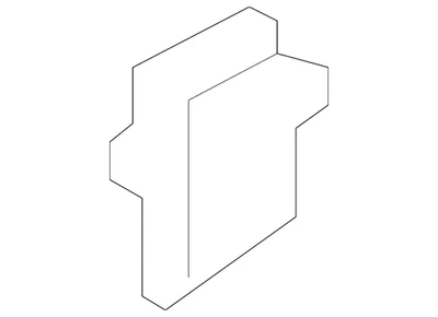 Genuine BMW Tow Bracket Cover 51-12-7-303-815 - Image 1 of 2