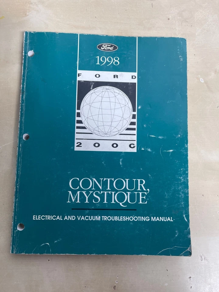 1998 福特 Contour Mercury Mystique 电气故障排除手册 98 接线 — 第 1/1 张图片