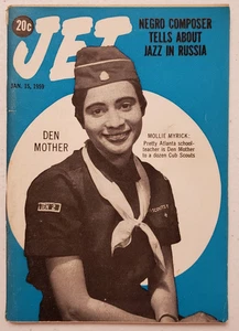 Jet Magazine January 15 1959 Mollie Myrick~Satchel Paige~Jazz in Russia~1950s - Picture 1 of 5