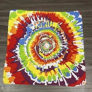 Unbranded Rainbow Tie-Dye Paint Splatter Bandana Scarf - Picture 1 of 17