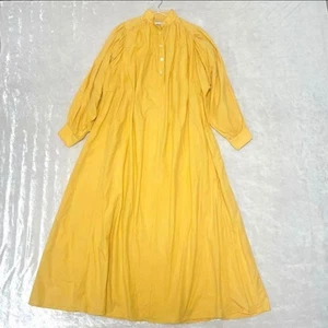 TEN Ron Herman Kaftan Kleid Farbe gelb freie Größe Mode kein Etikett gebraucht - Bild 1 von 3