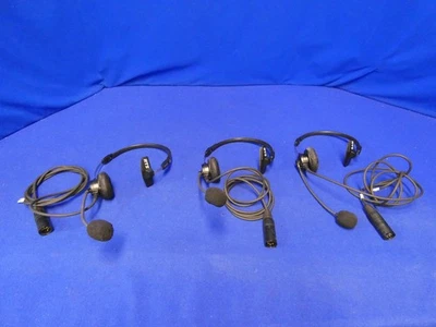 Auriculares Telex RTS PH-88 de una cara con conector macho de 5 pines CANTIDAD 3 con parabrisas Foto 1 de 4