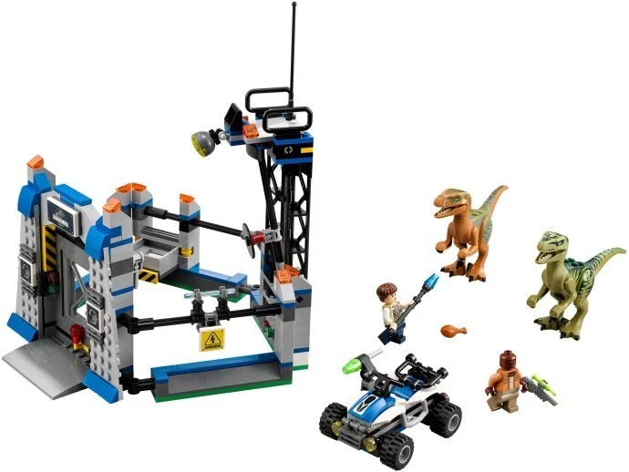 LEGO Jurassic World 75920 Raptor Escape 2 Minifigures 394 Pieces No Box - Image 1 of 4