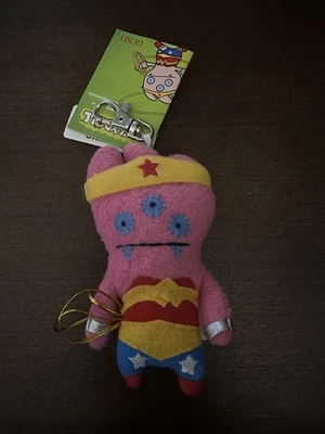 Bandeja de felpa Ugly Dolls DC Comics Wonder Woman 2014 con etiquetas Foto 1 de 4