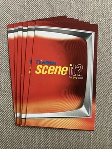 Scene It TV Edition~ 4 Category Reference Cards Replacement Pieces Parts - Picture 1 of 2