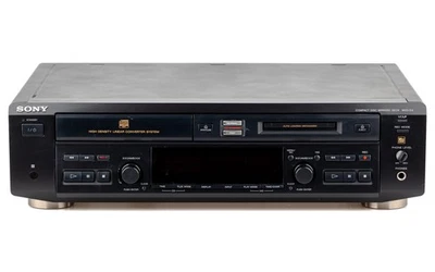 Sony MXD-D4 MiniDisc Recorder CD Player MDLP + FB / gewartet 1 Jahr Garantie [2] - Bild 1 von 4