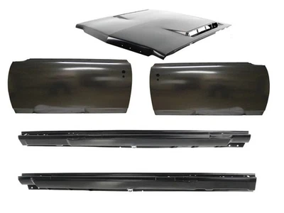 New Set of 5 Rocker Panel Door Shell Hood AMD Fits Plymouth Satellite - Image 1 of 4