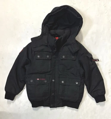 Chaqueta acolchada acolchada de longitud media negra Larry Levine para mujer talla grande Foto 1 de 4