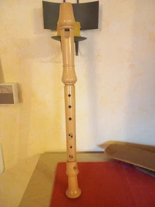Küng Altblockflöte Swiss Made,  Birnbaumholz? barocke Griffweise mit Etui, neuw. - Bild 1 von 10