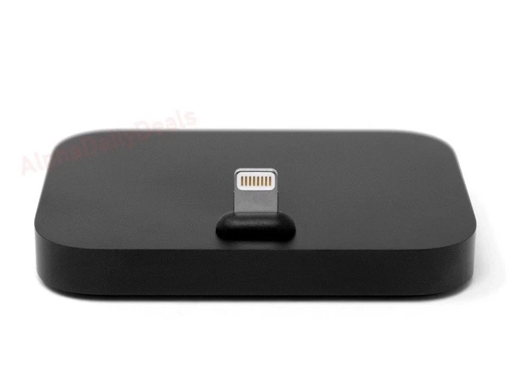 Original OEM Apple iPhone Lightning Dock Black Charge - Image 1 of 3