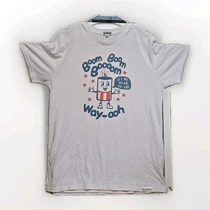 Boom Boom Boooom Let Me Hear You Say Way-ooh Tipsey Elves Large Men's T-shirt - Picture 1 of 7