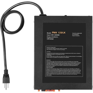 120 Amp RV Power Converter 110VAC to 12VDC, Lithium Compatible for PM4 Power Con - Picture 1 of 16