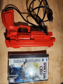 Sega Saturn Virtua Cop and Stunner Light Gun