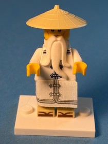 LEGO Ninjago Movie #70607 - Sensei Wu - njo0354 - Light Scratches/No Cracks