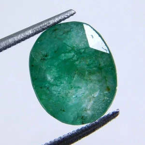 Splendido Smeraldo Verde Colombiano Naturale 6,60 Ct - Gemma Sciolta "Certificata" - Foto 1 di 4