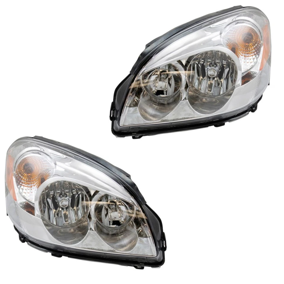 Conjunto de conjunto de faróis para motorista e passageiro compatível com Buick Lucerne 2006-2011 - Imagem 1 de 4