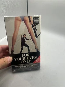 For Your Eyes Only (VHS 1984) James Bond CBS/FOX Roger Moore Bouquet New - Picture 1 of 10