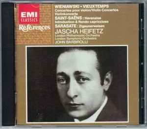 Jascha HEIFETZ WIENIAWSKI VIEUXTEMPS Concerto SARASATE Zigeunerweisen BARBIROLLI - Picture 1 of 1