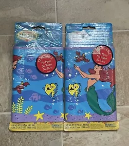 LOT OF 2 Vintage Little Mermaid Border Wallpaper 5 Yards Removable Self Stick - Picture 1 of 6