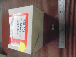 #10 Tornillos autogolpeantes de 5/8" - nueva caja de 500 - Imagen 1 de 5