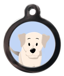 Pet ID tag BREED TAG CARTOON LABRADOR  tag  2 sizes  - Picture 1 of 2