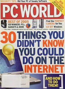 PC World Magazine July 2005 30 New Websites & Services Digital Cameras Security - Picture 1 of 6