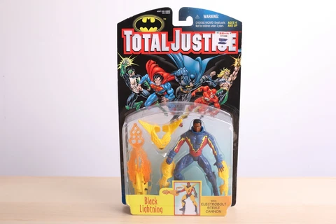 Batman Total Justice Black Lightning DC Comics Action Figure Kenner - 1997 Cover