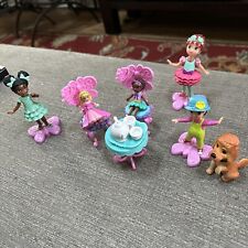 DISNEY JR FANCY NANCY TEA PARTY COLLECTIBLE FIGURINE SET. EUC