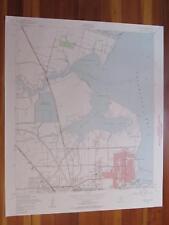 Texas City Texas 1958 Original Vintage USGS Topo Map
