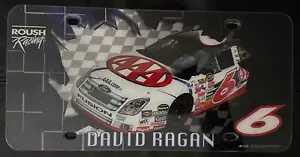NASCAR David Ragan #6 Kunststoff Nummernschild Ford Fusion Roush Racing - Bild 1 von 2
